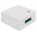 Roseta Red Cat6 RJ45 2 puertos con sistema de bloqueo Pro